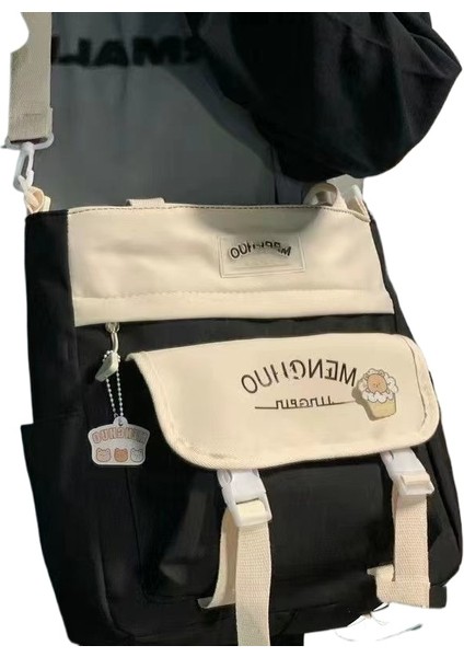 Ins Çok Yönlü Kolej Tarzı Messenger Çanta Ders Çantası Büyük Kapasiteli Tote Çanta Omuz Çantası Kız Öğrenci Sınıf Işe Gidip Gelme Çantası-Alibaba (Yurt Dışından)