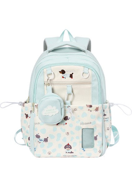 Kız Ortaokul ve Lise Öğrencileri Için Okul Çantası Sevimli Yüksek Görünümlü Karikatür Baskılı Sırt Çantası 2025 (Yurt Dışından)