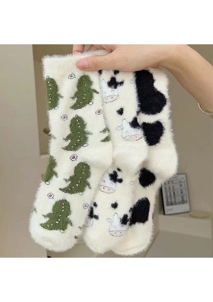 Yünle Kalınlaştırılmış Isıtmalı Vizon Keten Çorap (Yurt Dışından) indirimleri