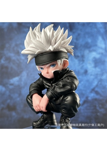 Jujutsu Kaisen Q Versiyonu Çömelme Gojo Satoru Anime Kutu Figür Modeli Süsleri (Yurt Dışından) fiyatları