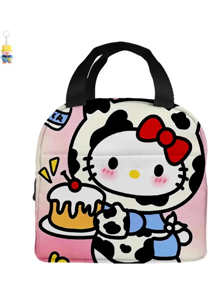 Taşınabilir Öğle Yemeği Çantası Karikatür Öğle Yemeği Çantası Kt Kedi Yalıtımlı Öğle Yemeği Kutusu Çantası Pirinç Depolama (Yurt Dışından)