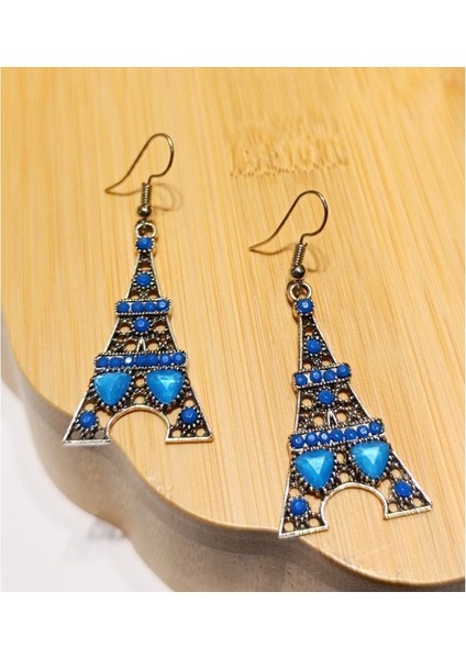 Lüks Renkli Figürlü Otantik Küpe