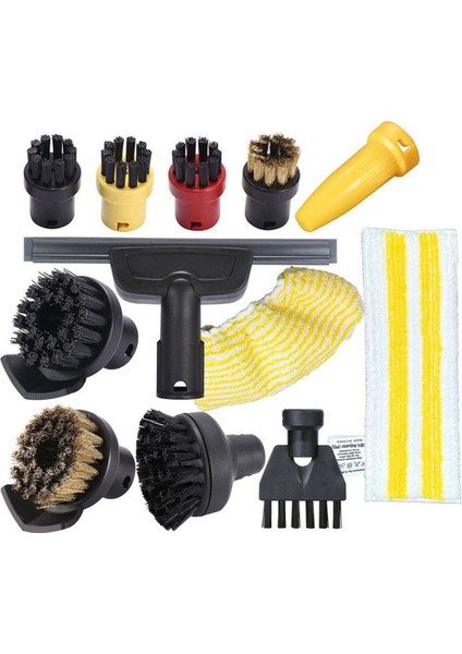Karcher Easyfix Sc1/sc2/sc3/sc4/sc5/sc7 El Süpürgesi ve Paspas Bezi Için Buhar Nozulu Kıl Fırça Seti (Yurt Dışından)