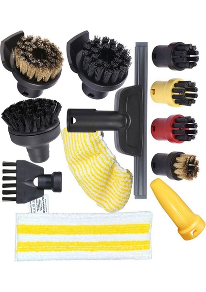 Karcher Easyfix Sc1/sc2/sc3/sc4/sc5/sc7 El Süpürgesi ve Paspas Bezi Için Buhar Nozulu Kıl Fırça Seti (Yurt Dışından) modelleri