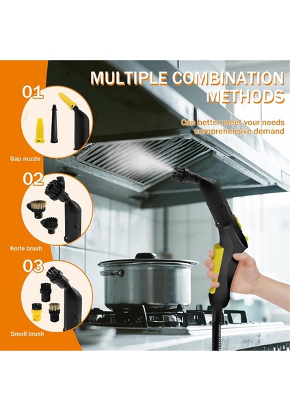 Karcher Easyfix Sc1/sc2/sc3/sc4/sc5/sc7 El Süpürgesi ve Paspas Bezi Için Buhar Nozulu Kıl Fırça Seti (Yurt Dışından) indirimleri