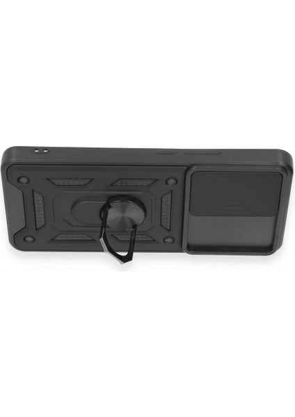 Xiaomi Mi 12T Pro Kılıf Pars Lens Yüzüklü Silikon - Siyah modelleri