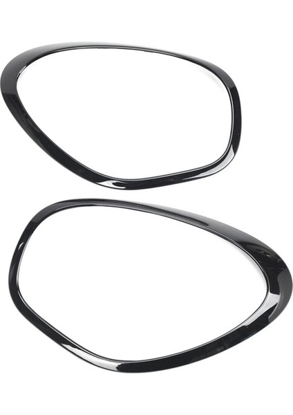 2pcs Ön Far Lambası Çerçeve Döşeme Bmw Mini Cooper Için Parlak Siyah R60 2011-2016 51139801573 51139801574 (Yurt Dışından) fiyatları