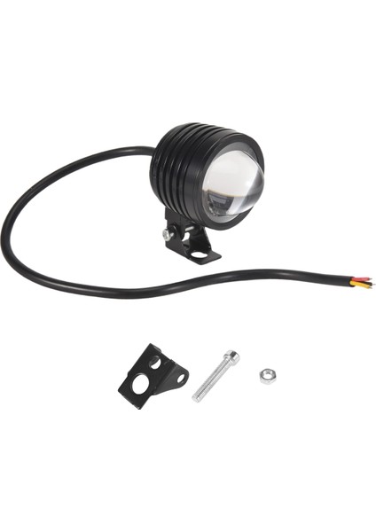 3 Inç Motosiklet Far 30W 6000LM Balık Gözü Motosiklet Işığı Sürüş Sis Spotları Beyaz+Kehribar Işık (Yurt Dışından) fiyatları