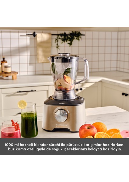Mastermaid Power Max 11 in 1 2500w Mutfak Robotu Mineral Gold