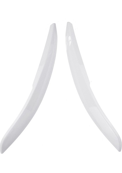 1 Çift Araba Farları Göz Kapakları Kaş Abs Trim Çıkartmaları -Polo Mk5 2011-2018 Aksesuar Araba Stil Beyaz (Yurt Dışından)