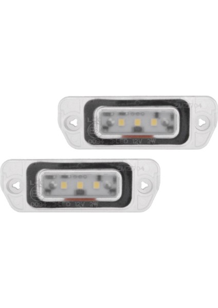 Araba Plaka Işığı LED Numara Plaka Işığı Mercedes Benz Amg ML450 ML500 550 ML63 Lopya Lampa Beyaz (Yurt Dışından)