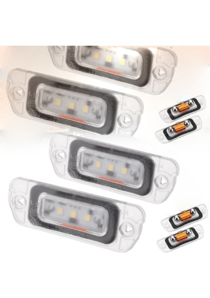 Araba Plaka Işığı LED Numara Plaka Işığı Mercedes Benz Amg ML450 ML500 550 ML63 Lopya Lampa Beyaz (Yurt Dışından) modelleri