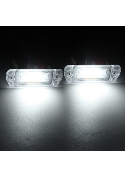 Araba Plaka Işığı LED Numara Plaka Işığı Mercedes Benz Amg ML450 ML500 550 ML63 Lopya Lampa Beyaz (Yurt Dışından) fırsatları