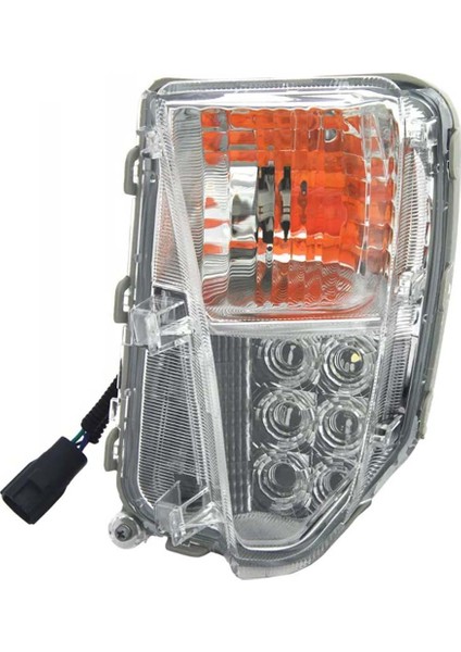 Sol Ön Sis Lambası LED Dönüş Sinyali Işığı W/ampul 81521-47060 Prius 2012-2015 Gündüz Park Lambası Amber+Beyaz (Yurt Dışından) modelleri