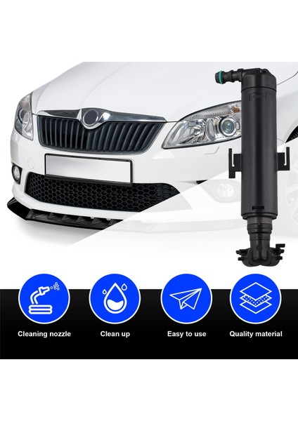 Araba Far Temizleme Yıkayıcı Sıvı Jet Far Far Yıkayıcı Nozul Skoda Fabia Iı (542) Roomster Sol 5J095965B (Yurt Dışından) indirimleri