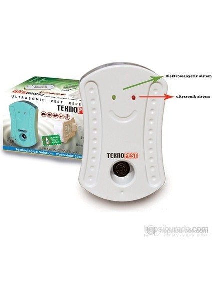 Tekno Pest Ultrasonik Fare Ve Haşere Kovucu