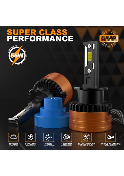 2pcs 110W LED Yeni D Serisi LED LED Far Ampul 10000LM 6500K D4/D4S Için Yüksek Kaliteli V31 (Yurt Dışından) modelleri