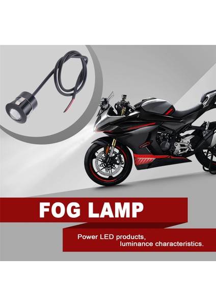 2pcs LED Kartal Göz Yedekleme Lambası Sis Sürüş Lambası Araba Motosiklet Beyaz Işık 9W Siyah (Yurt Dışından) indirimleri