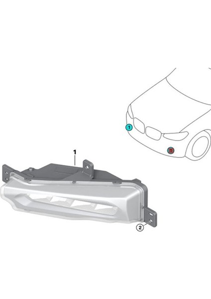 Sağ Ön Tampon LED Sis Fg Gündüz Koşu Lambası 63179492772 Bmw X3 G01 F97 X4 G02 2017-2021 Drl Sis Lambası (Yurt Dışından) fiyatları