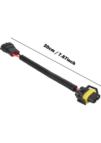 2pcs 9006 Ila H11 H8 Far Sis Far Dönüşüm Konnektörü Kablo Demeti Kablo Soket Konnektörü Onarım Kiti (Yurt Dışından) modelleri