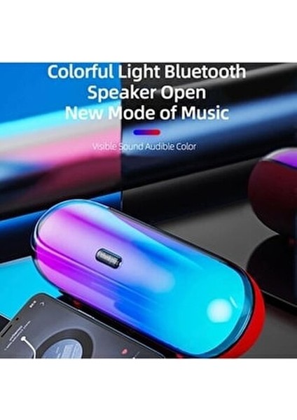 TS40 Pro Kablosuz Renkli Bluetooth Hoparlör 20 W Güç ve Yüksek Hassasiyetli Mikrofon