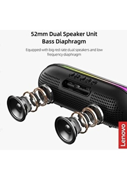 TS40 Pro Kablosuz Renkli Bluetooth Hoparlör 20 W Güç ve Yüksek Hassasiyetli Mikrofon