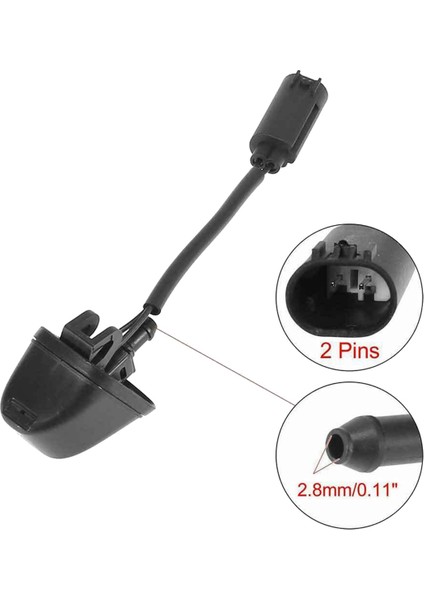L+R Yeni Ön Cam Isıtmalı Yıkayıcı Püskürtücü Nozul Jeti 61667046060 Bmw 3 Serisi E90 E91 E92 E93 323I 328I 335I M3 (Yurt Dışından) fırsatları