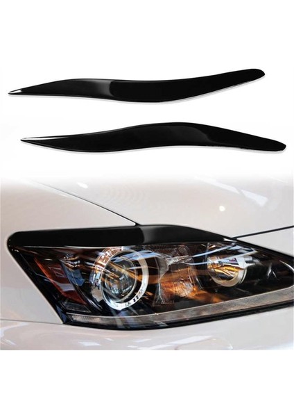 1 Çift Far Kaş Parlak Piyano Siyah Far Kaş Kapak Lexus IS250 IS300 2006-2012 Için Dekorasyon Çıkartmaları (Yurt Dışından) modelleri