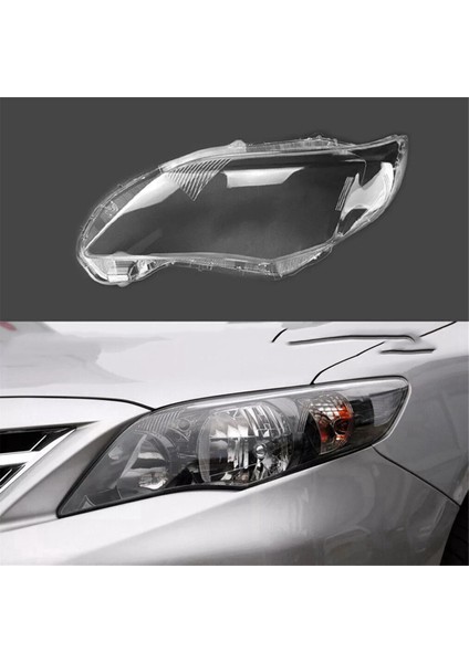 Toyota Corolla Için 2010-2013 Far Lambası Lens Kapağı Kabuğu Clear Sol (Yurt Dışından) indirimleri