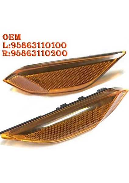 95863107100 Araba Yan Marker Göstergesi Porsche Cayenne Için Yan Çamurluk Uyarı Lambası Abd 2011-2014 95863107200 (Yurt Dışından) modelleri