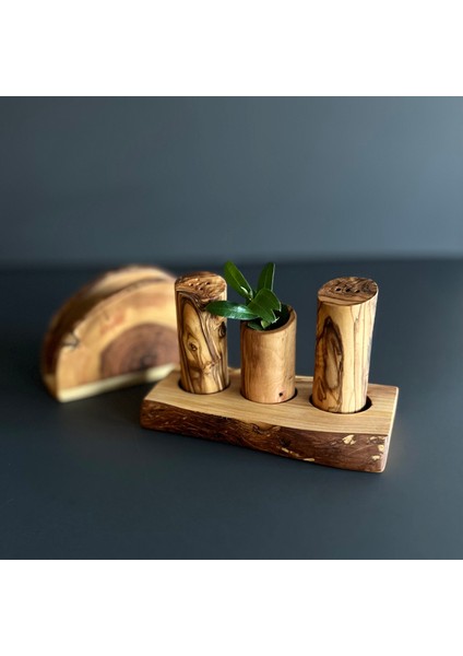 Helene Tuzluk Biberlik Kürdanlık Peçetelik Set