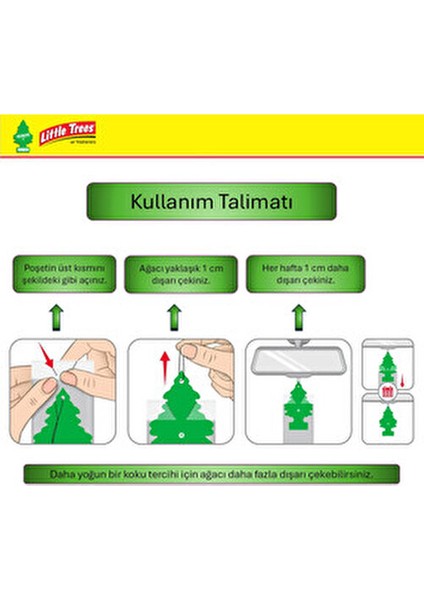 Little Trees Oto Koku Vanilla Pride Türk Bayrağı Kokusu 3 Adet Uzun Süreli Etki indirimleri