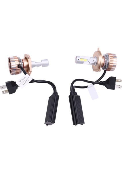 130W Araba Farları Orijinal Araba LED Farlar Için LED Işıklar Yüksek ve Düşük Kiriş Entegre H4 (Yurt Dışından)