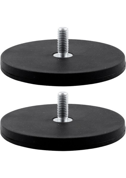 2pcs Slr Kamera Araç Çatı LED Işık Çubuğu Tutucu 88MM Için Güçlü Manyetik Mıknatıs Yuvarlak Kaplamalı Taban M4 M5 Montaj (Yurt Dışından) fiyatları