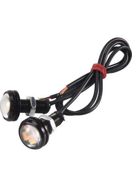4 Adet Araba 12V 23MM Çift Renk Geçiş 4014 12 LED Drl Eagle Göz Gündüz Işığı (Yurt Dışından) fırsatları