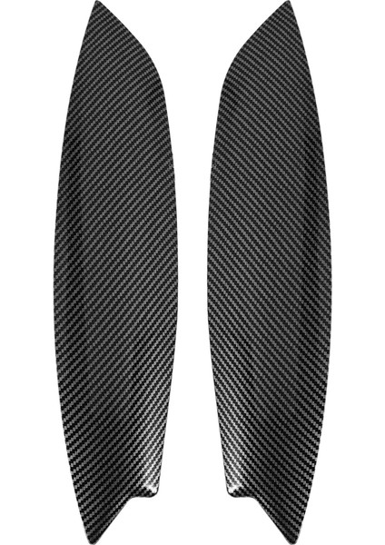 Karbon Fiber Farlar Kaşlar Göz Kapakları Kapak Kirpik Kafası Işık Lambası Çıkartmaları Golf Için 5 R32 Mk5 2005 2006 2007 (Yurt Dışından)
