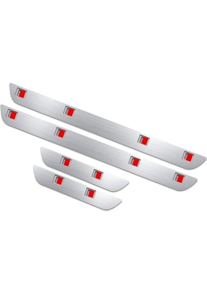 Araba LED Kapı Pedalı Işığı, Araba LED Kapı Eşik Işığı, Araba Otomatik Sensör Kablosuz Kapı Işığı, Ön+Arka, 4 Pc (Yurt Dışından)