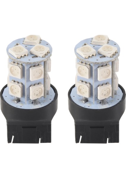 2x Kırmızı T20 7443 380 W21/5W Araba 13 Smd 5050 LED Durdurma Tail Fren Işıkları Ampuller (Yurt Dışından)