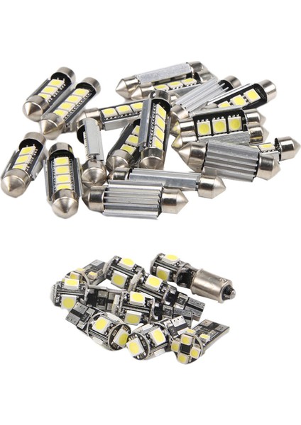27PCS Mercedes-Benz E-Serisi W211 2002-2008 Için Beyaz Araç Içi LED Işık Kiti (Yurt Dışından) fiyatları