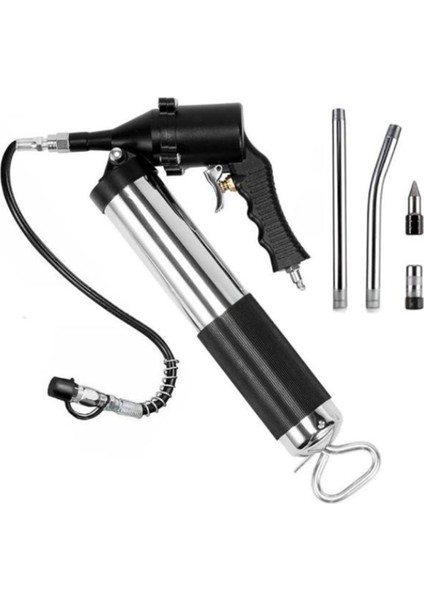 6000 Psı Yağ Gres Ağır Hizmet Kılavuzu 400CC Kapasite Hortum Nozul ile Arabalar Suv Kamyon Ekskavator (Yurt Dışından)