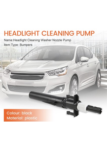 Peugeot 207 307 607 Citroen C4 C5 89028244 6438P1 Far Far Yıkama Braketi Için Far Temizleme Rondelası Pompası (Yurt Dışından) fırsatları