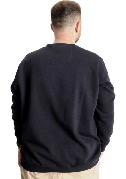 Mode Xl Büyük Beden Erkek Sweat Bisyaka Do It Yourself 23168 Lacivert fırsatları