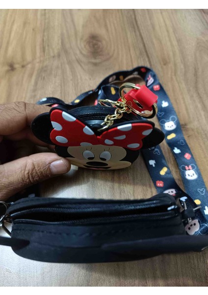 Silikon Micky Çocuk Çanta ve Cüzdan Anahtarlık Takım modelleri