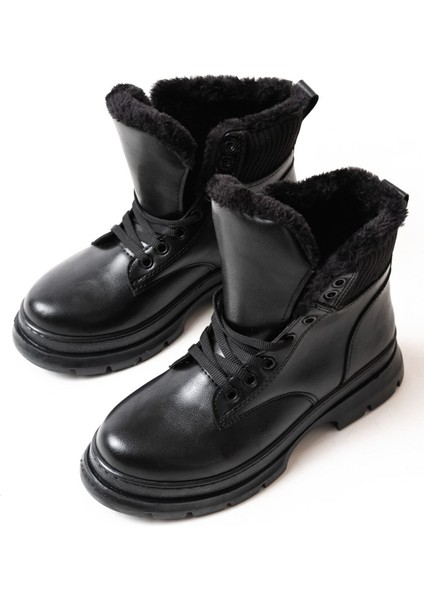 ASM-080 Siyah Bağcıklı Günlük Kadın Bot fırsatları