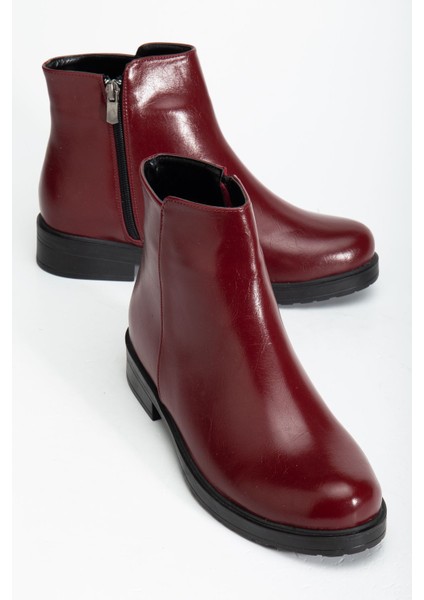 165-204 Bordo Yanki Günlük Kadın Bot fırsatları