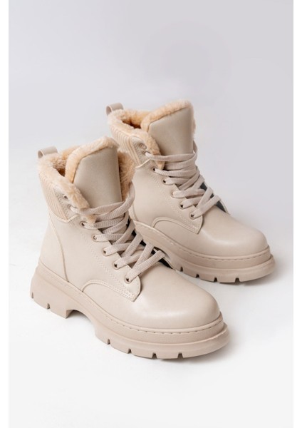 ASM-080 Bej Bağcıklı Günlük Kadın Bot fırsatları