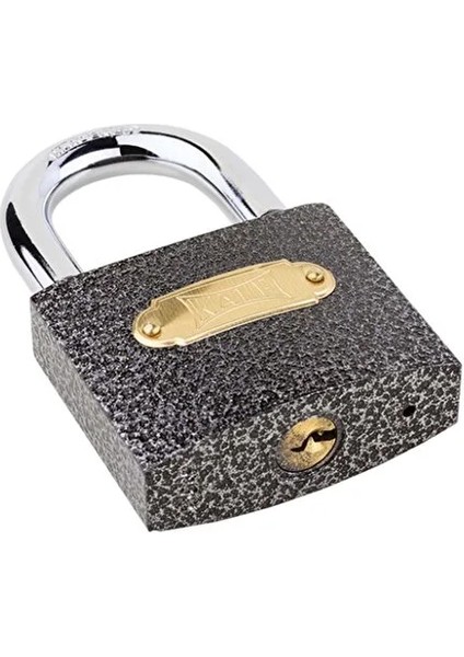 Asma Kilit Kısa Gri 50 mm