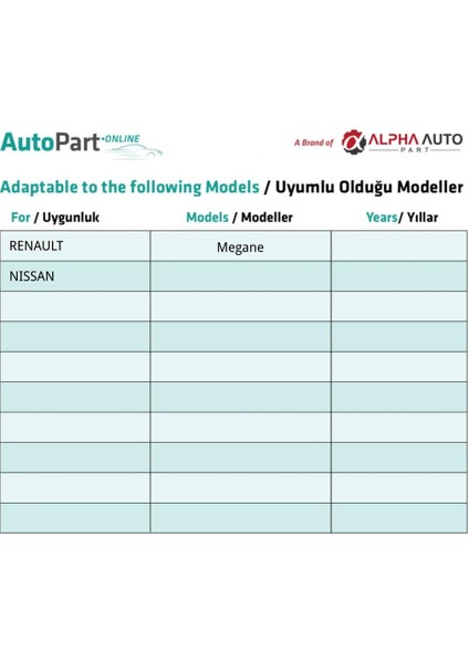 Renault Megane, Nissan Için Kaput Keçe Klips- Gri- 100 Adet indirimleri