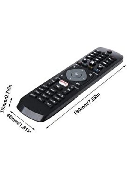 Uzaktan Kumanda 55PUS7503/12 Modeli Netflix Tuşlu Philips TV'ler İçin