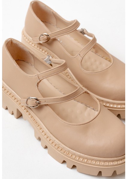 868-756 Nut Günlük Yüksek Tabanlı Loafer Ayakkabı modelleri
